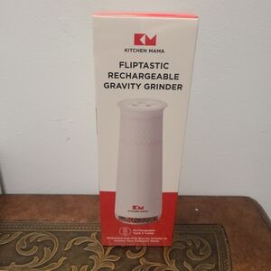 Fliptastic Herb Gravity Grinder Rechargeable Spice Kitchen Mama Yellow Sealed